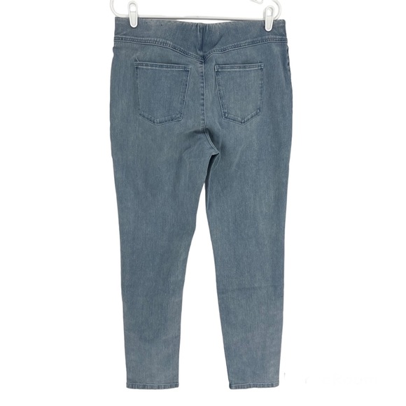 SOFT SURROUNDINGS NWT THE ULTIMATE SNAP UP LEGGINGS JEAN PANTS LIGHT WASH XSMALL - Picture 4 of 14